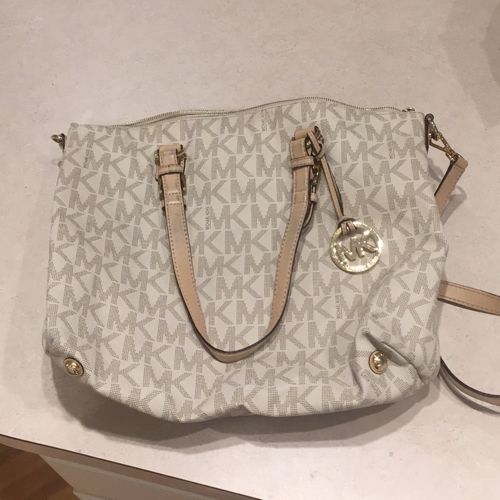 Michael Kors tote with crossbody strap